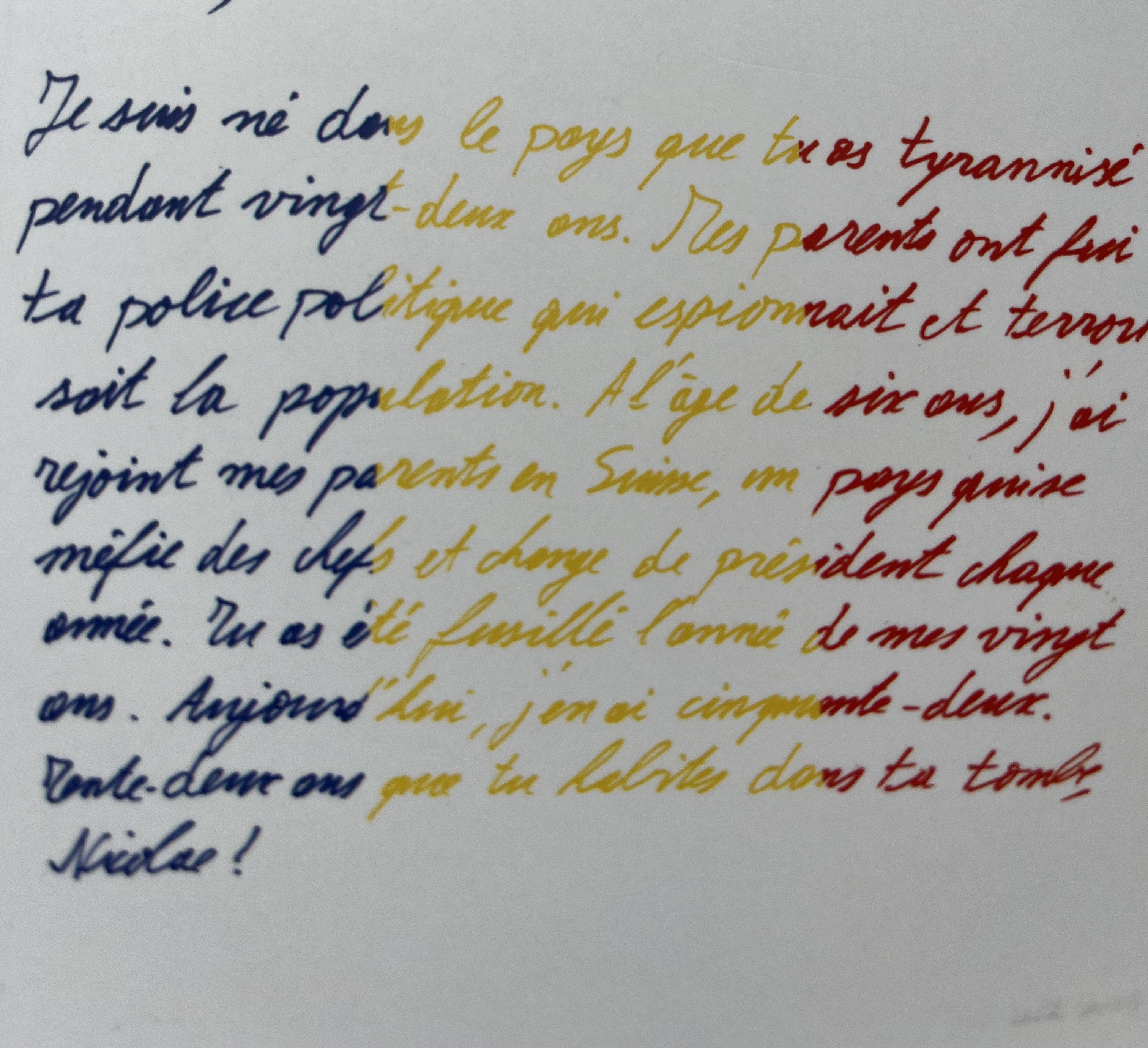 La part de l'autre
